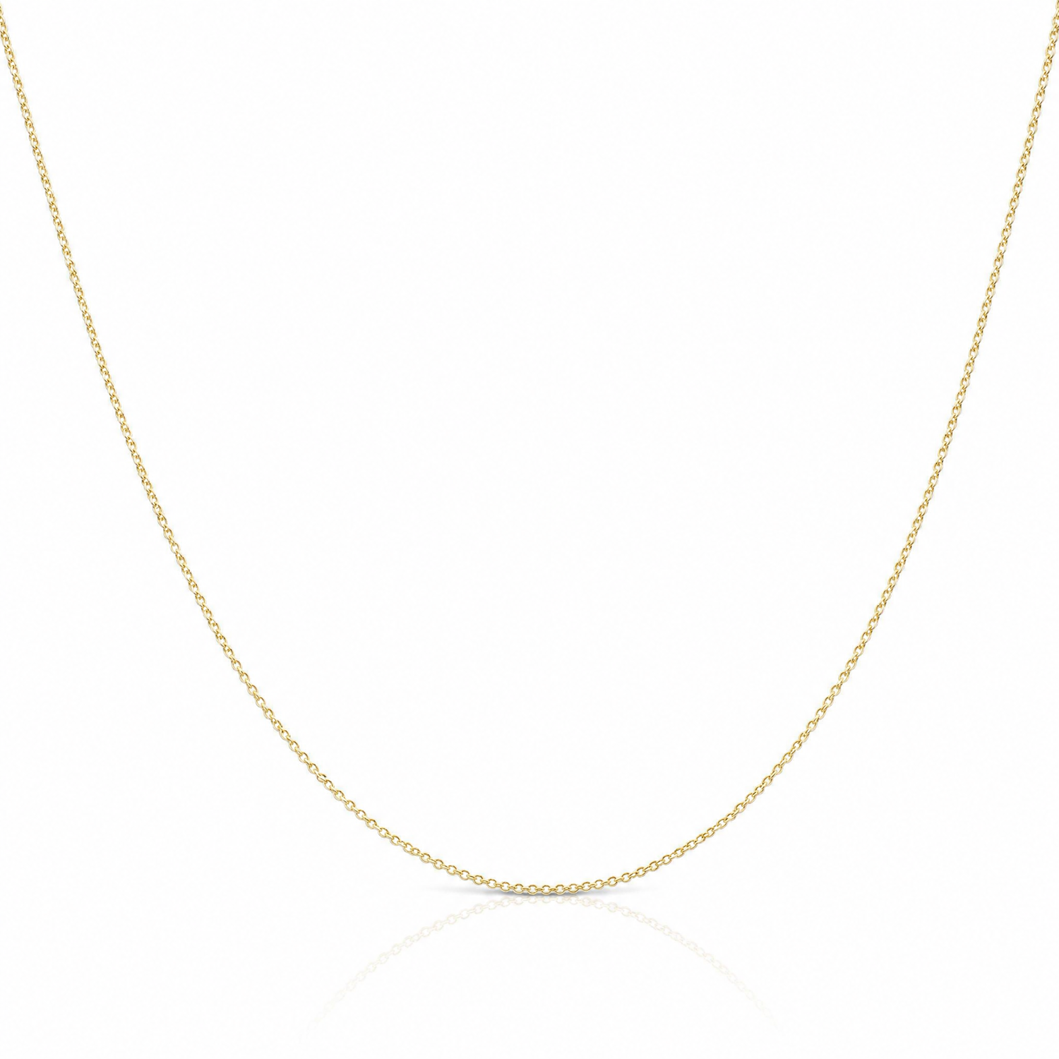 10k .5mm Carded Curb Chain - Lifestyle View