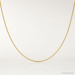 10k .5mm Box Chain - Lifestyle View
