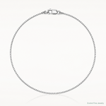 10k WG .95mm Box Chain - Lifestyle View