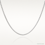 10k WG 1.05mm Box Chain - Lifestyle View