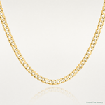 10K 3.1mm Lightweight Flat Cuban Chain - Lifestyle View