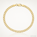 10K 3.1mm Lightweight Flat Cuban Chain - Lifestyle View