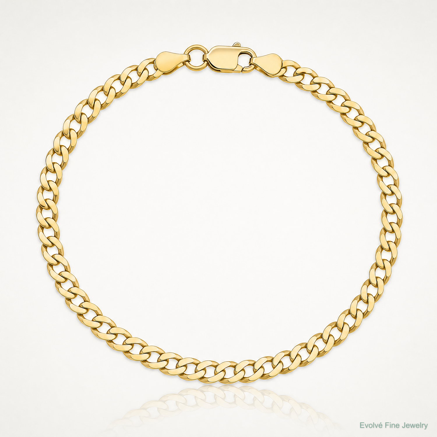 10K 3.1mm Lightweight Flat Cuban Chain - Lifestyle View