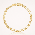 10K 3.7mm Lightweight Flat Cuban Chain - Lifestyle View