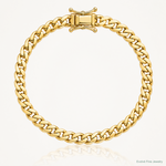 10k 5.7mm Hand-polished Miami Cuban Chain - Lifestyle View