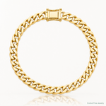 10k 7mm Hand-polished Miami Cuban Chain - Lifestyle View