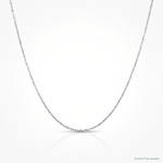 10k WG .6mm D/C Round Open Link Cable Chain - Lifestyle View
