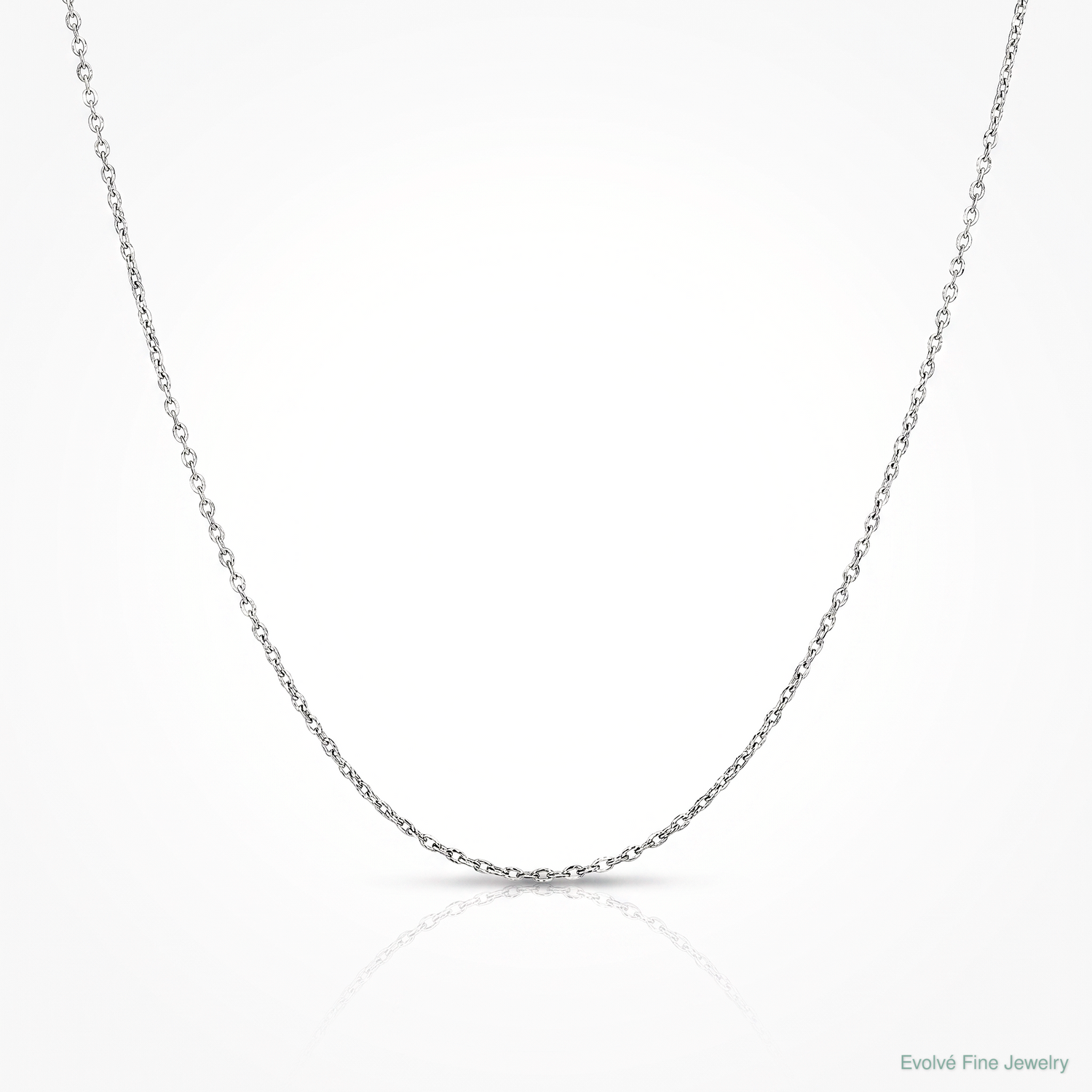 10k WG .6mm D/C Round Open Link Cable Chain - Lifestyle View