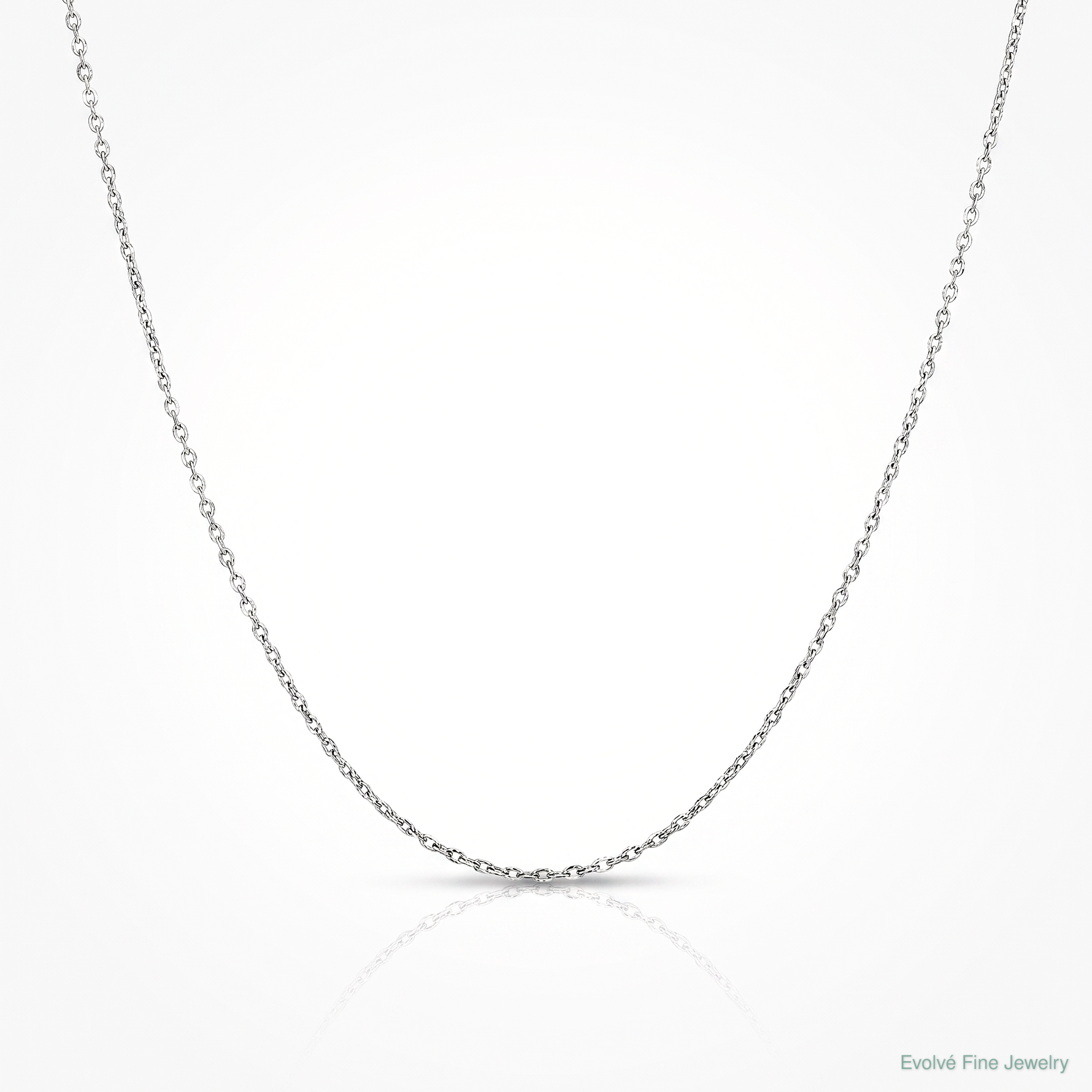 10k WG .6mm D/C Round Open Link Cable Chain - Lifestyle View