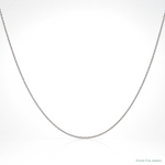 Leslie's 14k White Gold 1.25mm Spiga Chain - Lifestyle View