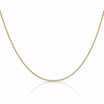 Leslie's 14k .85mm Spiga Chain - Lifestyle View