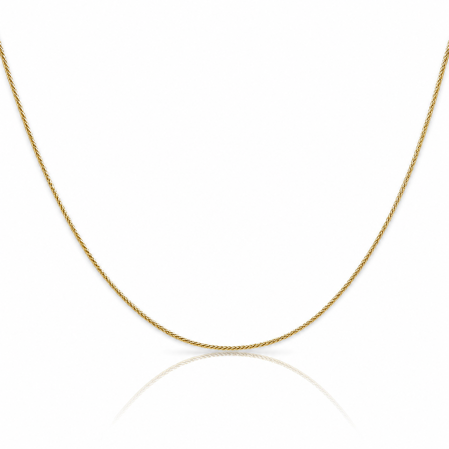 Leslie's 14k .85mm Spiga Chain - Lifestyle View