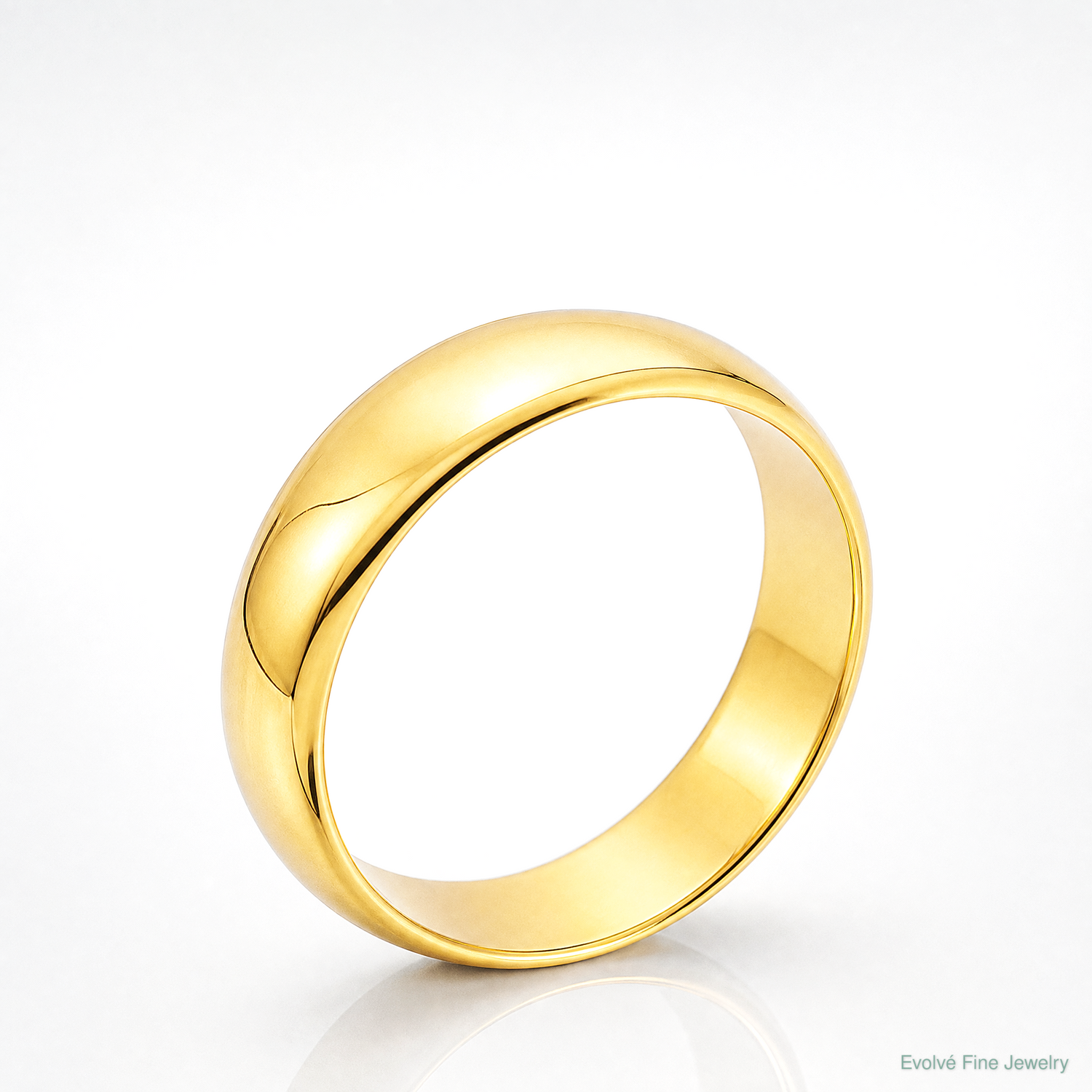 10KY 4mm LTW Half Round Band Size 4 - Lifestyle View
