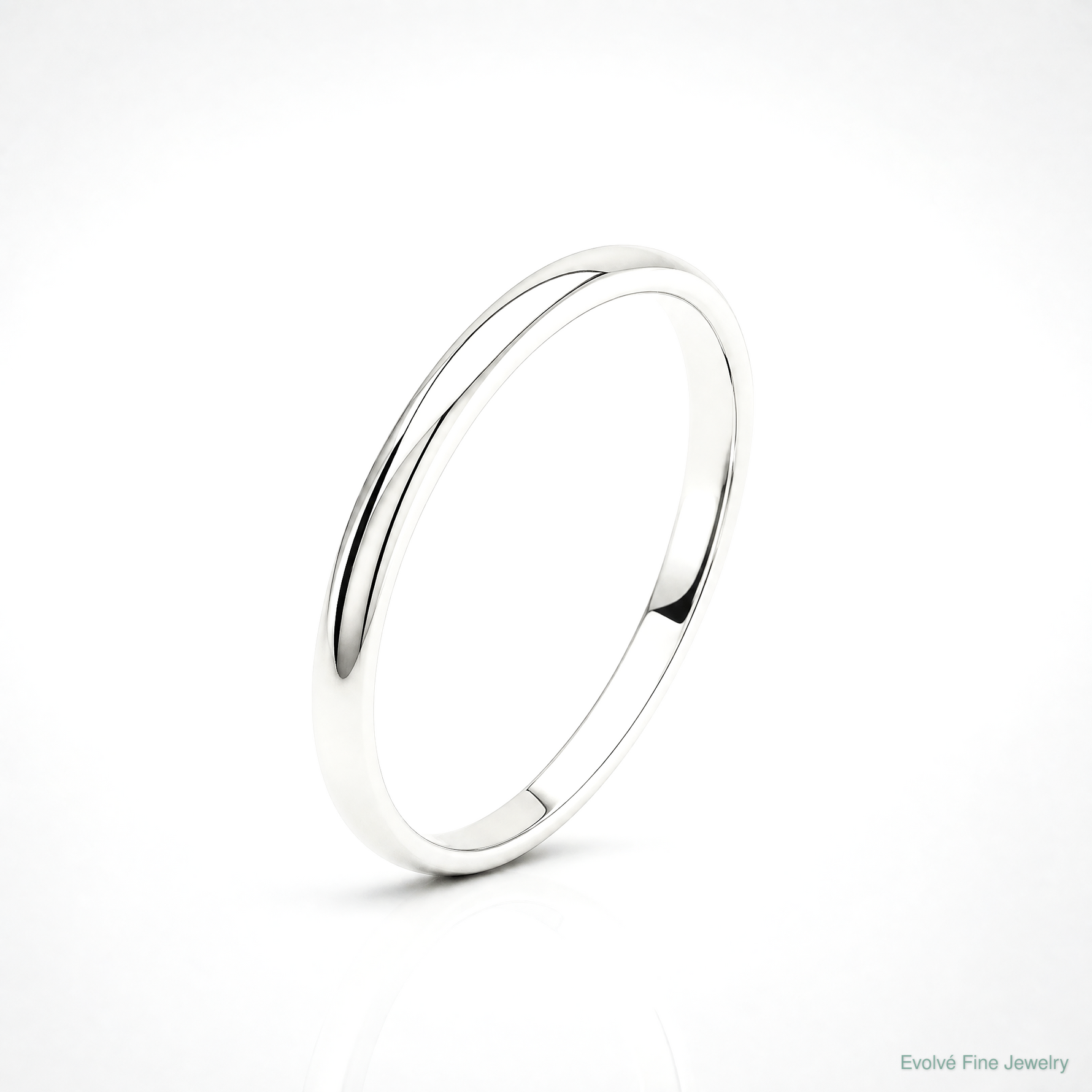 10KW 2mm LTW Half Round Band Size 4 - Lifestyle View