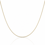 Leslie's 10K .5mm Baby Box Chain W/ Spring Ring Clasp - Lifestyle View