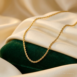 Leslie's 10K 1.2 mm Loose Rope Chain - Lifestyle View