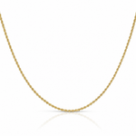 Leslie's 10k 1.5mm Solid Rope Chain - Lifestyle View