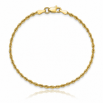 Leslie's 10k 1.85mm D/C Quadruple Rope Chain - Lifestyle View