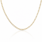 14k .42 mm Carded Curb Chain - Lifestyle View
