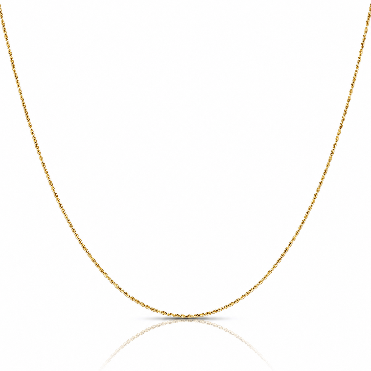 Leslie's 14K .8mm Loose Rope Chain - Lifestyle View