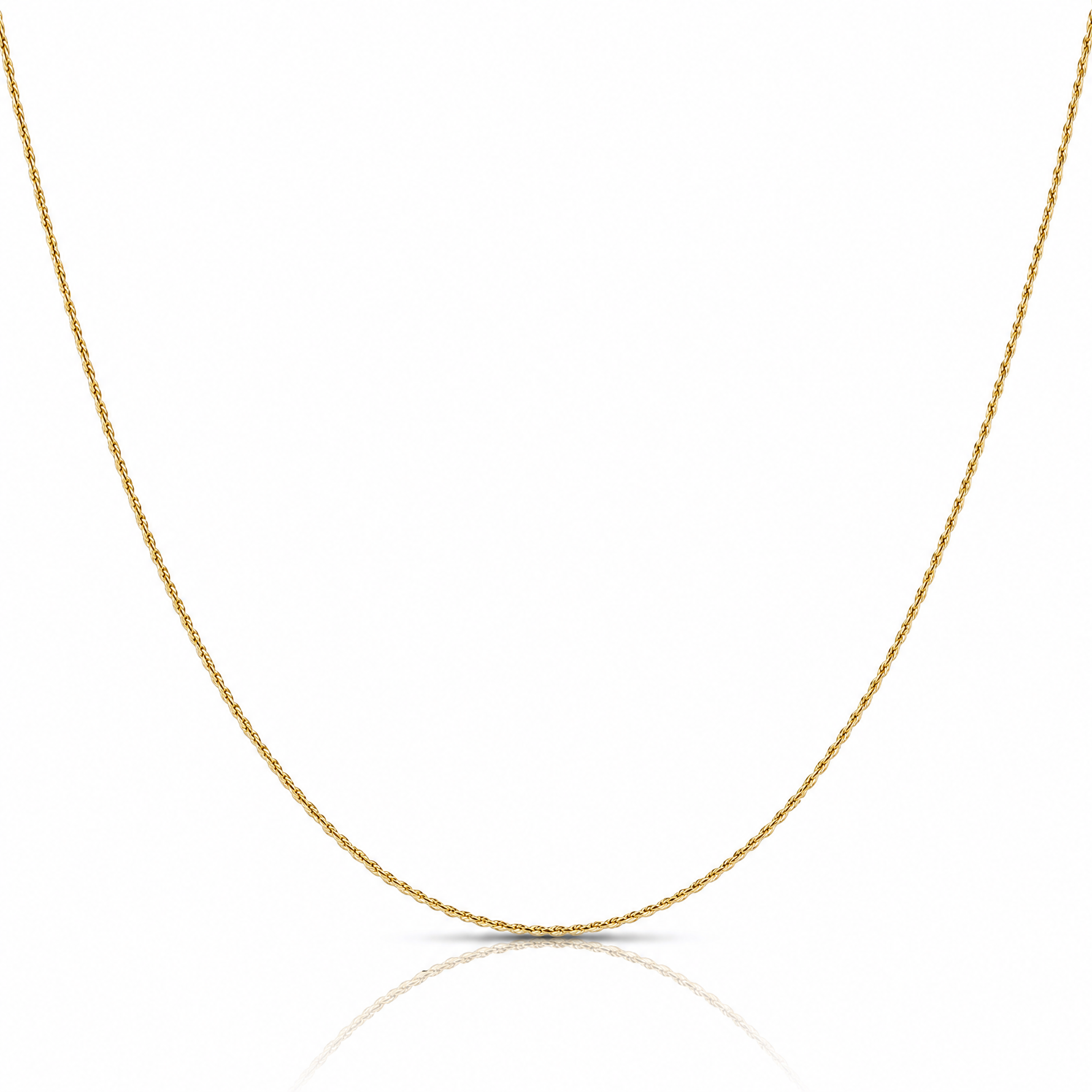 Leslie's 14K .8mm Loose Rope Chain - Lifestyle View