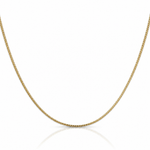 Leslie's 14K 1.1mm Franco Chain - Lifestyle View