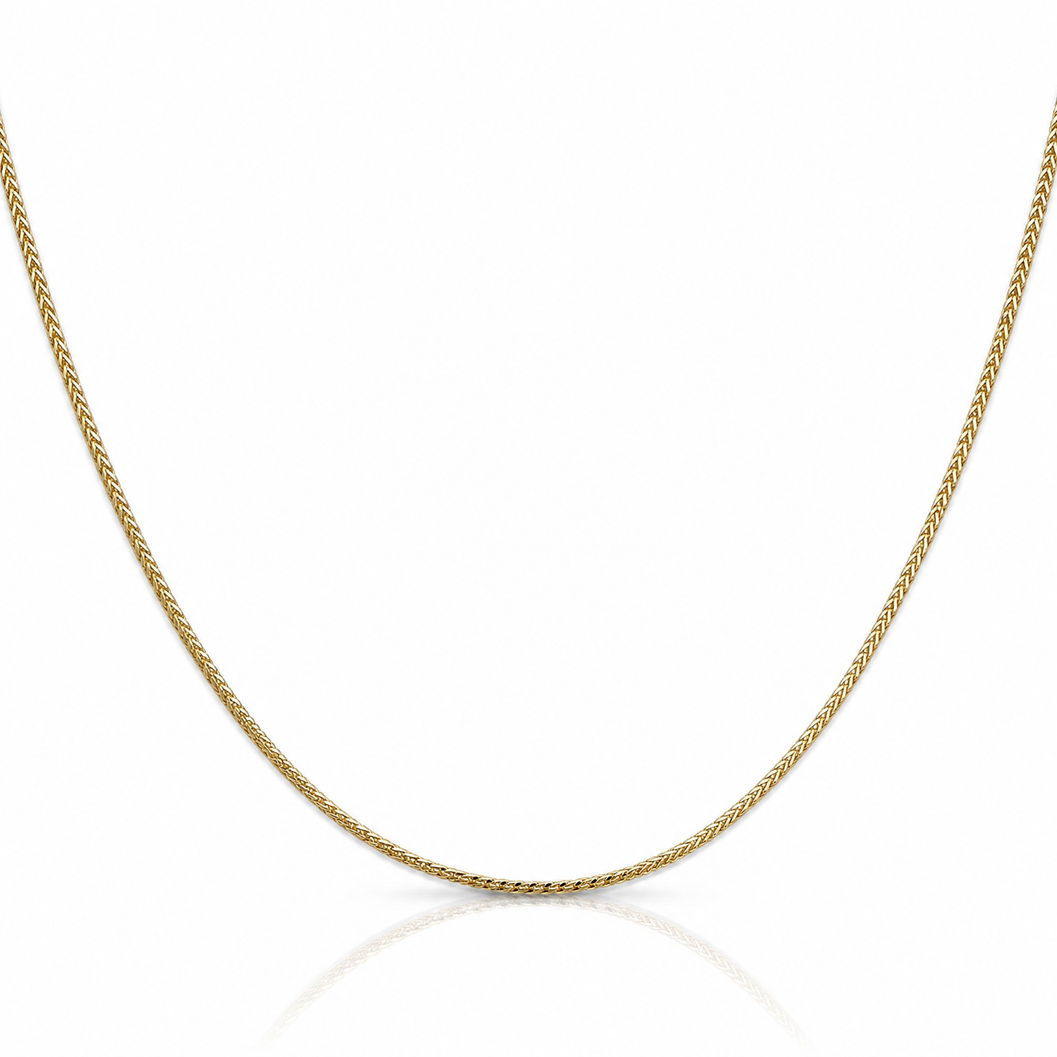 Leslie's 14K 1.1mm Franco Chain - Lifestyle View