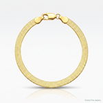 Leslie's 14k 4mm Silky Herringbone Chain - Lifestyle View