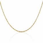 Leslie's 10k 1.5mm Ultra D/C Lightweight Rope Chain - Lifestyle View
