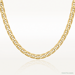 14k 4mm Semi-Solid Anchor Chain - Lifestyle View