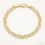 14k 4.75mm Semi-Solid Anchor Chain - Lifestyle View