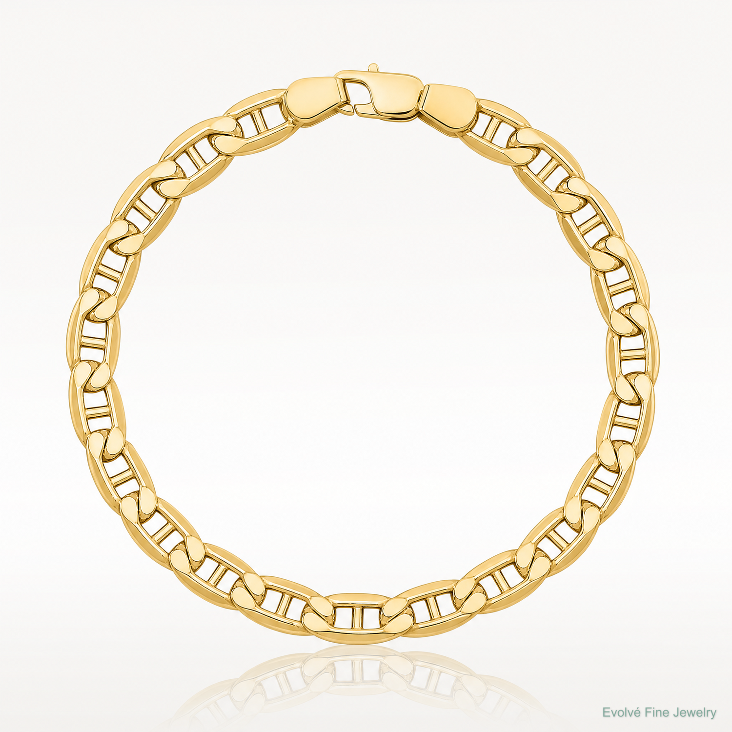14k 5.5mm Semi-Solid Anchor Chain - Lifestyle View