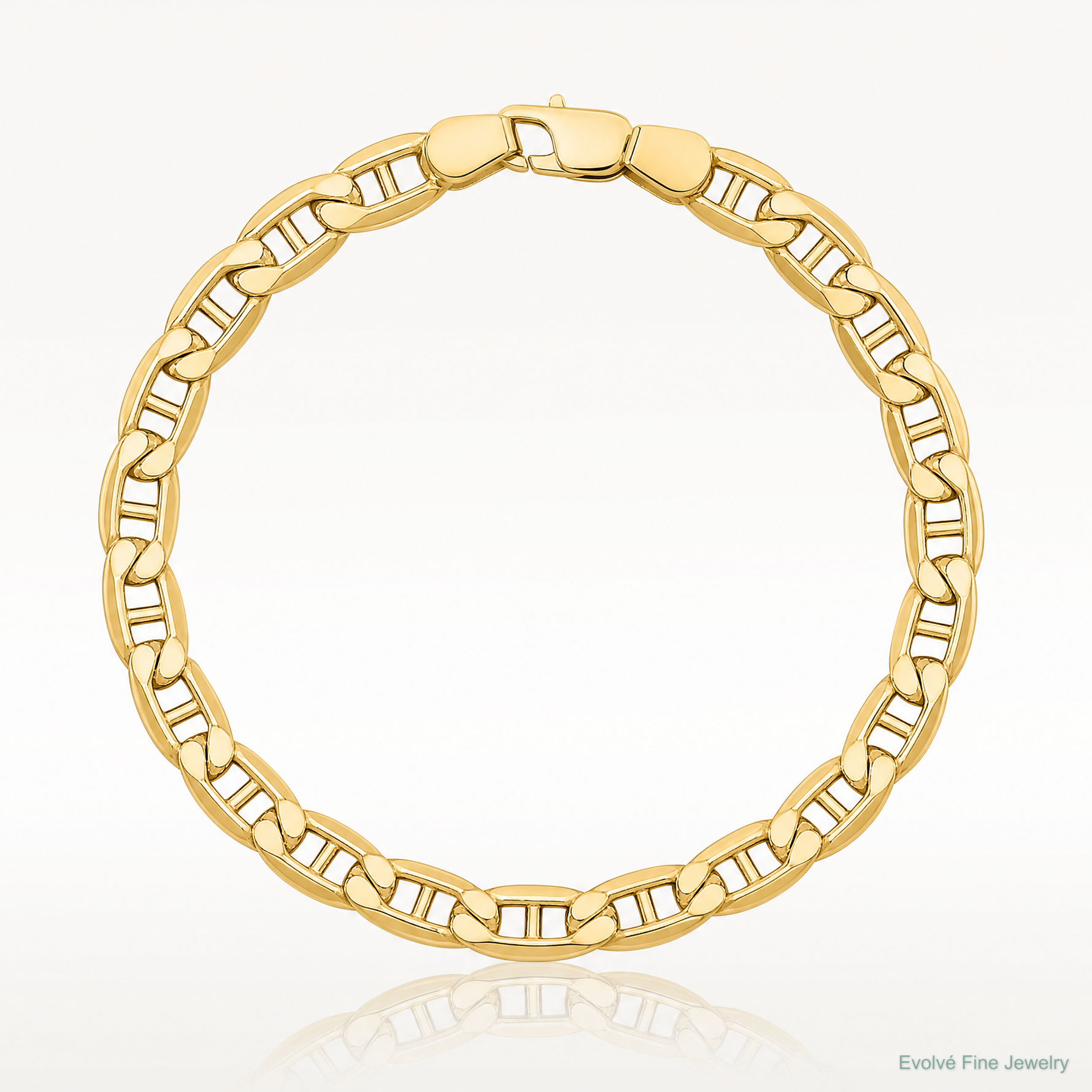 14k 5.5mm Semi-Solid Anchor Chain - Lifestyle View