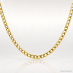 14k 4.3mm Semi-Solid Curb Chain - Lifestyle View