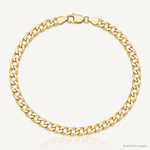 14k 5.25mm Semi-Solid Curb Chain - Lifestyle View