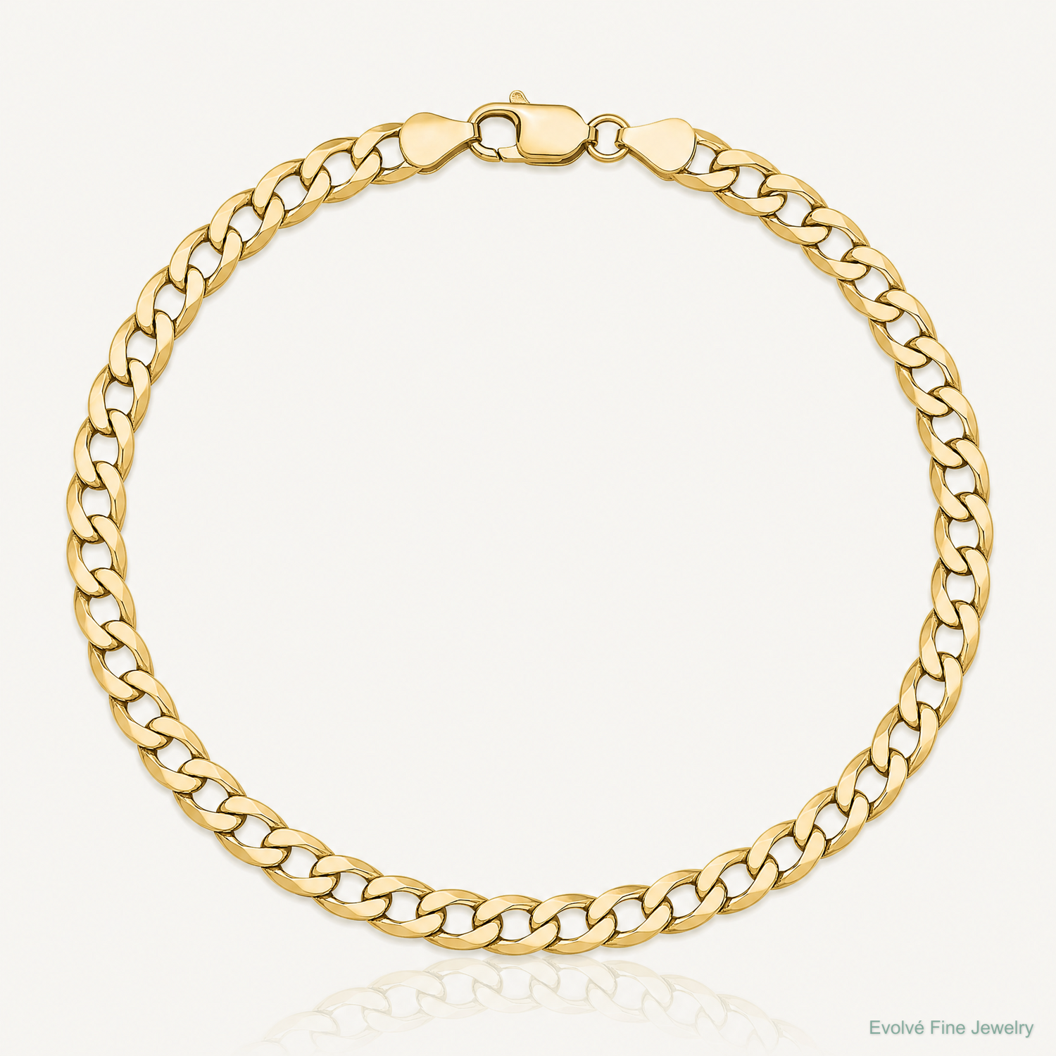 14k 5.25mm Semi-Solid Curb Chain - Lifestyle View