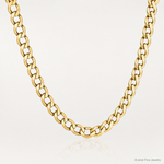14k 6.5mm Semi-Solid Curb Chain - Lifestyle View
