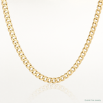 14k 7mm Semi-Solid Curb Chain - Lifestyle View