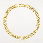 14k 7mm Semi-Solid Curb Chain - Lifestyle View