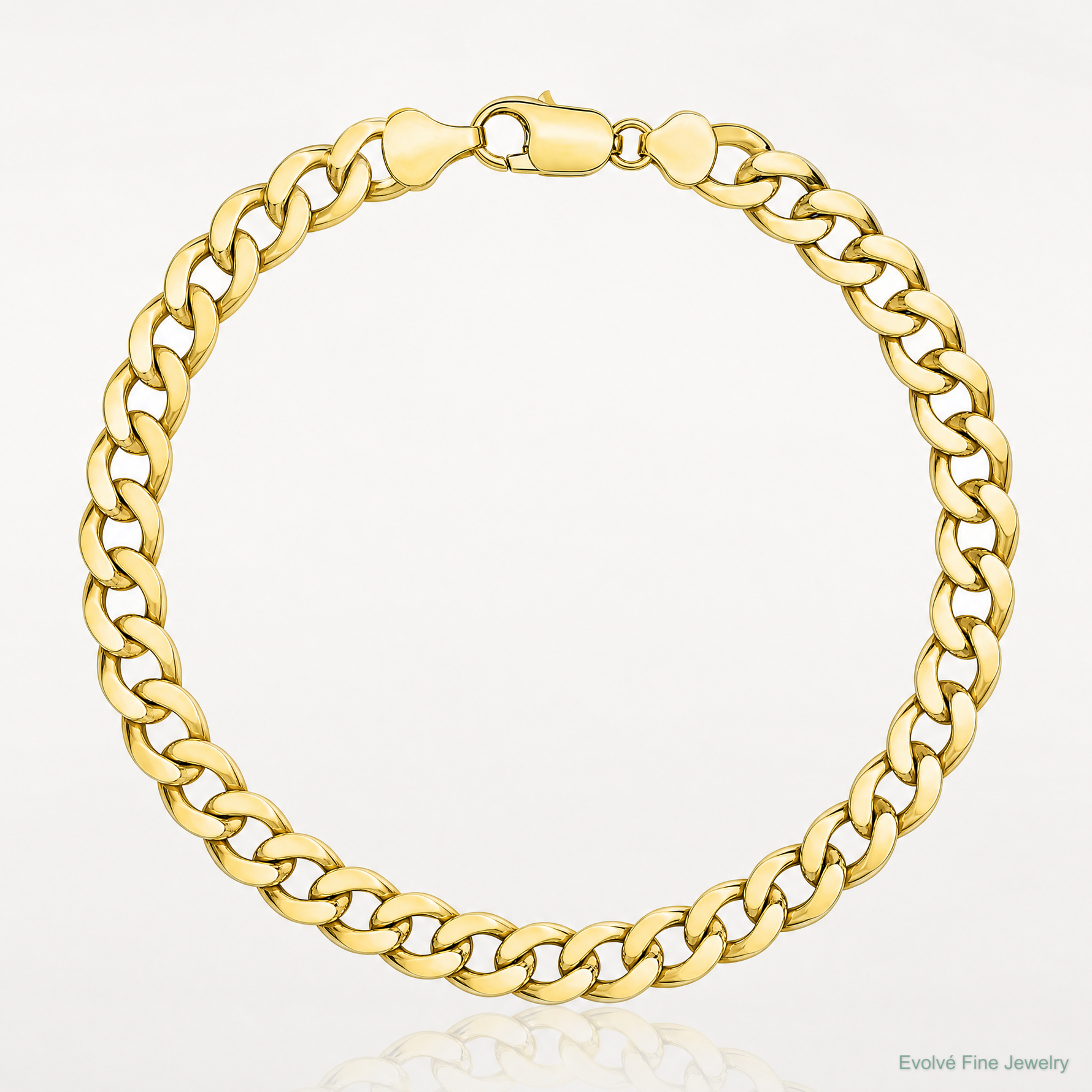14k 7mm Semi-Solid Curb Chain - Lifestyle View
