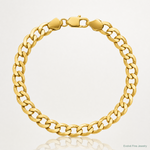 14k 9mm Semi-Solid Curb Chain - Lifestyle View