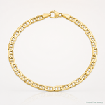 14k 3.2mm Semi-Solid Anchor Chain - Lifestyle View