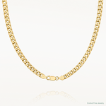 14k 6mm Semi-Solid Miami Cuban Chain - Lifestyle View