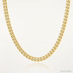 14k 7.3mm Semi-Solid Miami Cuban Chain - Lifestyle View