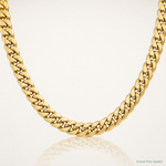 14k 9.3mm Semi-Solid Miami Cuban Chain - Lifestyle View