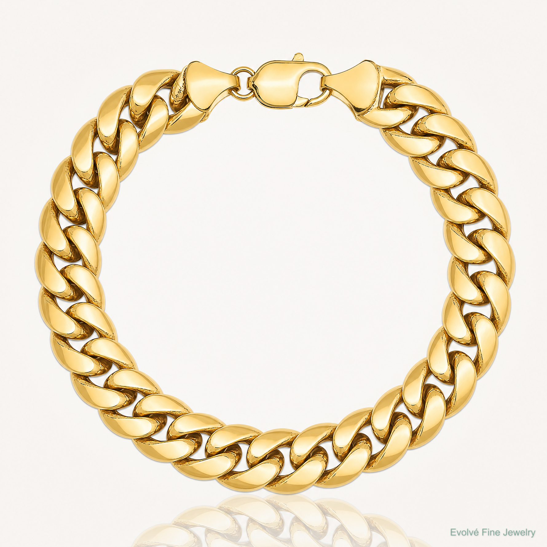 14k 11mm Semi-Solid Miami Cuban Chain - Lifestyle View