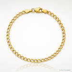 14k 2.85mm Semi-Solid Curb Chain - Lifestyle View