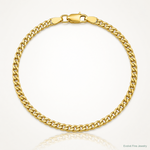 14k 3.5mm Semi-Solid Miami Cuban Chain - Lifestyle View
