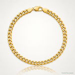 14k 4.5mm Semi-Solid Miami Cuban Chain - Lifestyle View