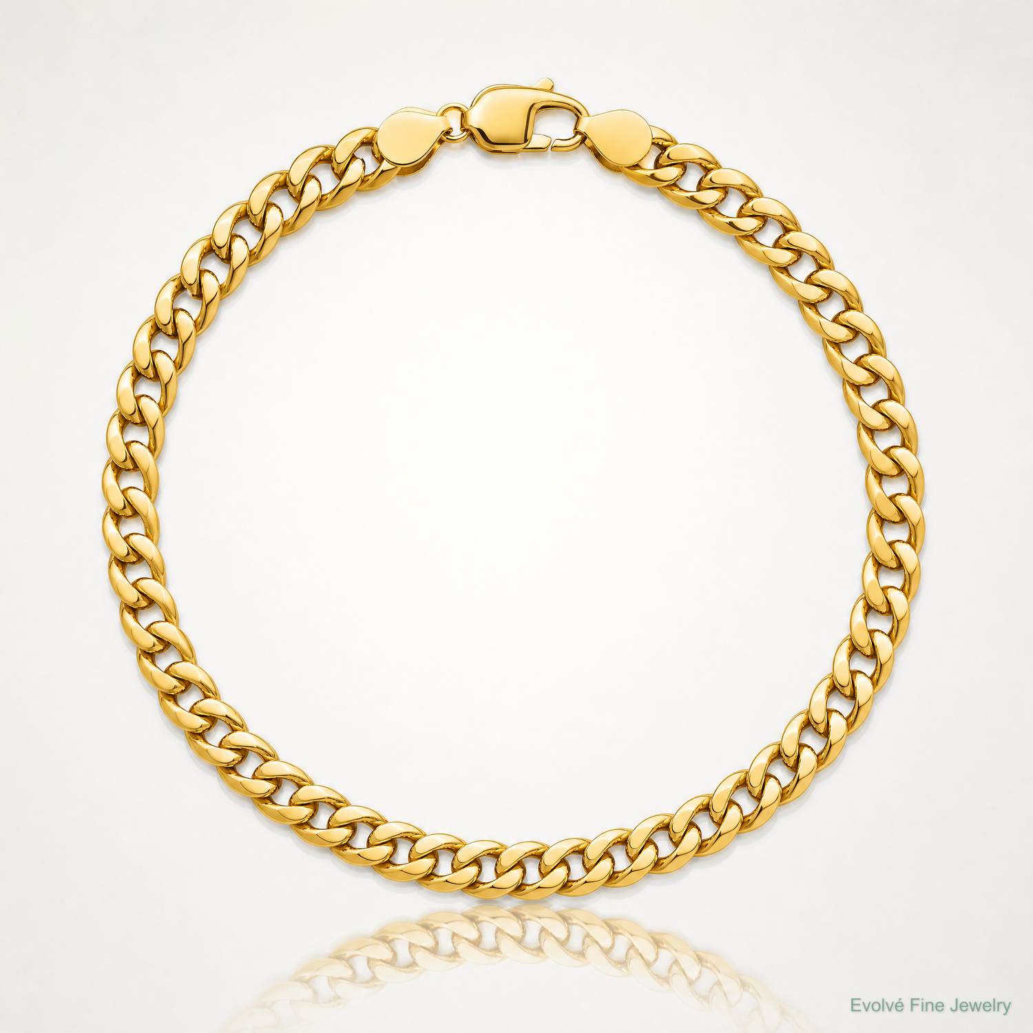 14k 4.5mm Semi-Solid Miami Cuban Chain - Lifestyle View